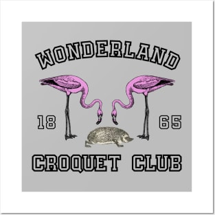 Lispe Wonderland Croquet Club Posters and Art